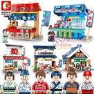 601065-601068 Set 4 Minishop Japan Sushi Takoyaki Ramen:MADE IN CHINA
+ Hãng sx : Sembo Block 
+ Chất liệu : Nhựa abs an toàn
+ SP gồm 4 hộp lắp ráp 4 kiểu minishop Takoyami Shop / Sushi Shop / Shaved Ice Shop / Ramen Shop