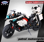 Xingbao 03019 Patrol Motorcycle:MADE IN CHINA 
Hãng SX : Xingbao
Chất liệu : 100% nhựa ABS an toàn
Sp gồm 1.075 miếng ráp + hướng dẫn
Ảnh thật SP