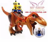 Khủng Long T-Rex / I-Rex Kèm 2 Minions 77011:- Hàng cao cấp chính hãng YG 
- 1 set gồm 1 Khủng Long T-Rex hoặc I-Rex kèm thêm 2 mô hình minions ( như hình ) 
- Chuẩn nhựa ABS an toàn