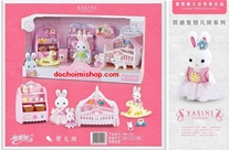 Phòng Ngủ Baby Thỏ 733:MADE IN CHINA 

Hãng SX : Yasini
Chất liệu : 100% nhựa Abs an toàn
Sp gồm Thỏ + Giường em bé + Kệ + Phụ kiện
SP size mini nha các mẹ , rất xinh & dễ thương 