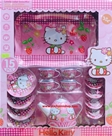 HẾT-----Bộ Tách Trà Hello Kitty ( Inox ):MADE IN CHINA
Hãng SX : ĐCN
Chất liệu : Inox giả sứ
Sp gồm có 15pcs : Ly + Dĩa + Mâm + Ấm Trà
Full box - Màu hồng cực ngọt ngào