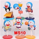 Set 6 Mô Hình DORAEMON - MS10:MADE IN CHINA
Hãng SX : Trung Quốc
Chất liệu 100% nhựa PVC an toàn 
SP là 1 set gồm 6 mô hình - ảnh thật sp  - nhỏ gọn trong bàn tay 
SP KHÔNG KÈM HỘP