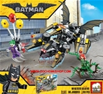 60013 Máy Bay Batman Đuổi Bắt Joker:MADE IN CHINA
Hãng SX : Elephant
Chất liệu : 100% nhựa ABS an toàn
Sp gồm 318 miếng ráp + hướng dẫn
