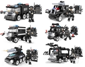 HẾT HÀNG--------Set SWAT 6IN1 Woma C0506:MADE IN CHINA
Hãng SX : WOMA
Chất liệu : 100% nhựa abs an toàn
SP là 1 SET gồm 6 BOX lắp được 6 kiểu khác nhau >>> 6in1 lắp ráp kết hợp tạo được 1 MẪU XE mới to hơn ^^