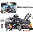 SY102408 Xe Tải Cảnh Sát SWAT:MADE IN CHINA
Hãng SX : SY Sembo
Chất liệu : 100% nhựa abs an toàn
SP gồm 503 miếng ráp kèm Hướng dẫn