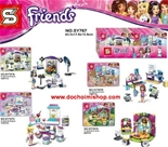 HẾT - SY767 Set Friends 4 In 1 :MADE IN CHINA
Hãng SX : SY
Chất liệu : 100% nhựa ABS an toan
SP gồm 4 hộp là 4 kiểu lắp ráp Friends đẹp y hình