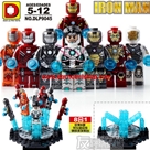 HẾT HÀNG-----DLP9045 Set 8 Iron Man :- Hàng cao cấp chính hãng DLP - China
- Chuẩn nhựa ABS an toàn
- 1 set 8 Iron Man + Phụ kiện như ảnh