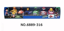 Set 6 Chú Chó Cứu Hộ Paw Patrol 316:MADE IN CHINA 
+ Chất liệu : Nhựa abs an toàn
+ Sp gồm 6 mô hình trong phim đội chó cứu hộ 
+ SP thích hợp cho các bé yêu thích phim , sưu tầm , mang theo khi đi chơi ....