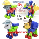 HẾT-----Set 3 Chú Chó Cứu Hộ Biến Hình :MADE IN CHINA
- Chất liệu : Nhựa ABS an toàn
- Sp gồm 3  chú chó như hình  có thể bẻ như ảnh ( minh họa nha ) 
>>> ẢNH THẬT SP :
