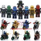 Lele 31050 Set 8 Ninja Movie + Xe Motor:MADE IN CHINA
Hãng SX : SY
Chất liệu : 100% Nhựa ABS an toàn
SP là 1 set gồm 8 box là 8 Mini trong Ninja Movie 2017 + Xe moto 
Mẫu mới cực HOT khách đừng bỏ lỡ nha