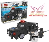 HẾT - ------ 6506 Xe Cảnh Sát:- Hàng cao cấp chính hãng HSANHE
- Chuẩn nhựa ABS an toàn cho trẻ em 
- SP gồm 254 miếng ráp +  HD