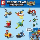 606021 > 606028 Set 8 Minifigure Rescue Team:MADE IN CHINA

+ Chất liệu : Nhựa ABS an toàn

+ SP gồm 8 hộp lắp ráp 8 minifigures Đội Cứu Hộ + kèm full phụ kiện 

+ SP bán theo set / Không bán lẻ

+ Ảnh thật 100%





