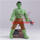 HẾT - Hulk - Khổng Lồ Xanh Nhồi Bông:MADE IN CHINA
Hàng Nhập - Không phải hàng xưởng Việt nha
Chất liệu : Vài + Gòn
SP cao 35cm 
No box



