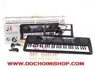 HẾT HÀNG---Đố Chơi Đàn Organ MQ-809USB <80X30x9.5Cm>:SP ĐỒ CHƠI SHOP KHÔNG CÓ BẢO HÀNH
Đàn có 61 phím
Size : 80X30X9.5cm
+ Dùng pin 3A hoặc dùng điện
+ 6 bài hát demo; 16 tones , 10 Rhythms