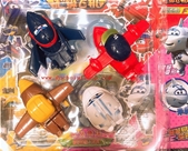 Set 4 Mô Hình Đội Bay Siêu Đẳng:MADE IN CHINA
+ Chất liệu : Nhựa ABS an toàn
+ Sp gồm 4 mô hình nhựa trong phim Super Wings -Đội Bay Siêu Đẳng 
+ SP đơn giản , dễ tháo ráp và chắc chắn , bé nhỏ có thể chơi được