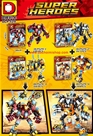 Set 4 Iron Man 2In1 - DLP529:MADE IN CHINA
Hãng SX : DLP
Chất liệu : Nhựa ABS
Chi tiết sp :
+ 1 set gồm 4 hộp lắp ráp 4 kiểu Robot + Mini Iron Man 
+ 2 in 1 >>> 2 hộp kết hộp tạo được 1 robot to hơn ( xem ảnh )
+ Full box
+ Không bán lẻ 1 hộp