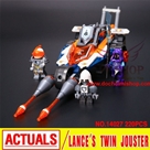 Nexo 14027 Lance's Twin Jouster:- Hàng cao cấp chính hãng Lepin ~ fake Lego 

- Chuẩn nhựa ABS an toàn cho trẻ em 

- SP gồm 220 miếng ráp kèm HD
