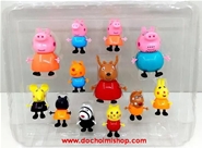 Set 12 Mô Hình Heo Peppa :Made in China 
+ Hãng SX : ĐCN
+ Chất liệu : Nhựa ABS an toàn
 
+ SP gồm 12 mô hình nhựa Gia đình Heo Peppa và các bạn trong phim