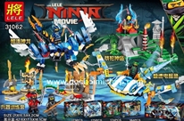 Lele 31062 Set 4 Mẫu Ninja 2017:MADE IN CHINA 
Hãng SX : LELE
Chất liệu : 100% nhựa ABS an toàn 
1 set gồm 4 box là 4 box lắp được 4 kiểu Ninja khác nhau