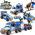 Kazi 67252 Set 4In1 Xe - Máy Bay Cảnh Sát:MADE IN CHINA 
Hãng SX : KAZI
Chất liệu : 100% nhựa ABS an toàn
Sp là 1 set gồm 4 hộp lắp ráp XE - MÁY BAY >>> 4IN1 tạo được 1 kiểu xe mới sáng tạo như hình