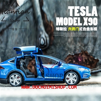 1:32 Tesla X90 : MADE IN CHINA
 
Hãng SX : Miniauto
Chất liệu : hợp kim + nhựa ABS
Sp có 3 màu
Xe mô hình có ĐÈN / ÂM THANH / KÉO TRỚN / MỞ 2 CỪA 2 BÊN / NẮP XE / CỐP XE
 