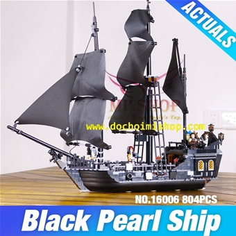 16006 Tàu Cướp Biển Black Pearl Carribean: - Hàng cao cấp chính hãng LEPIN ( fake Lego )

- Chuẩn nhựa ABS an toàn cho trẻ em 

- Sp gồm 804 miếng ráp kèm HD

Hình ảnh thật sp ( màu sắc chênh lệch đậm nhạt do ánh sáng )
