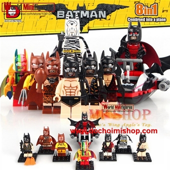 9042 Set 8 Nhân Vật Batman: - Hàng cao cấp chính hãng DLP 

- Chuẩn nhựa ABS an toàn 

- SP gồm 1 set 8 nhân vật Batma với nhiều kiểu trang phục khác nhau