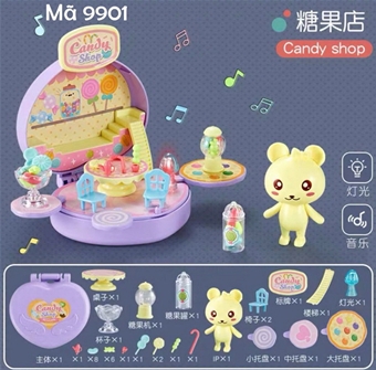 Candy Shop 9901 9907 ( 2 Mẫu Giá Khác Nhau ): MADE IN CHINA

+ Chất liệu : nhựa abs an toàn

+ Sp có 2 mã : 9901 hộp trái tim giá 125k / 9907 hộp vương miện giá 165k

+ Ảnh thật , sp size mini nhỏ dành cho trẻ em trên 4-5t ạ

