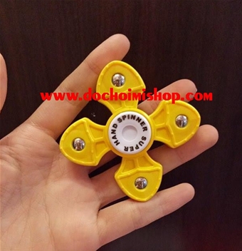 Con Quay Hand Spinner - 4 Cánh: - Made in China 

- Chất liệu : Nhựa

-  1 màu vàng