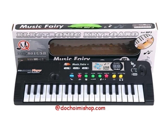 Đàn Organ Mini MQ-801USB 37 Phím: MADE IN CHINA

+ Hãng SX : ĐCN

+ Chất liệu : Nhựa abs an toàn 

+ SP Đàn 37 phím , 3 tones , có nhạc demo , có thê dùng usb nghe nhạc mp3 , kèm micro dây , sử dụng pin 2A

+ SP đồ chơi có âm lượng nhạc & micro có âm lượng tương đối 

 


