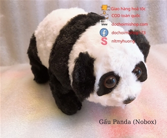Gấu Panda Pin Biết Đi: MADE IN CHINA

Hãng SX : ĐCN

Chất liệu : Nhựa abs + lông mỏng

Không có hộp 

Chi tiết sp :

+ Gấu đi , kêu rất đáng yên

+ 1 màu trắng sọc đen

+ SP dùng 2-3pin 2A

+ Shopee của shop : www.shopee.vn/nltmyhuong

