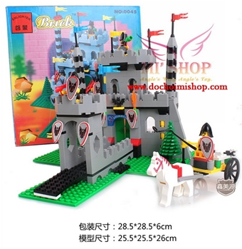 HẾT   ------  0045 Lâu Đài Royal - 356 Miếng Ráp: Hàng chính hãng Enlighten cao cấp

Không Fake Lego nhé các bạn , do chính hãng design

SP gồm 356 miếng ráp + HD
