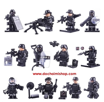 HẾT------Set 12 Lính BLACK SWAT C0500: MADE IN CHINA

Hãng SX : Woma
Chất liệu : Nhựa abs an toàn
SP là 1 set gồm 12 hộp lắp ráp 12 lính SWAT cực đẹp + full phụ kiện như ảnh


