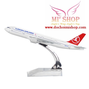 HẾT HÀNG---Máy Bay Turkish Airlines B777 - 300: - Chất liệu : Hợp kim + nhựa 
- Tỷ lệ chuẩn 1:400 so với máy bay thật
- Hàng cao cấp kèm hộp ( như hình ) 
- SP là mô hình tĩnh . Thích hợp để trưng bày & sưu tầm 
