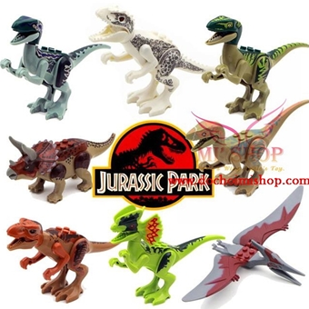 HẾT HÀNG : - 1 set gồm 8 Khủng long như hình 

- Shop có bán 2 mẫu khủng long lớn ( T-rex & I-rex ) luôn nhé 

- Hàng cao cấp chính hãng YG

- Chuẩn nhựa ABS an toàn 
