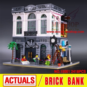 HẾT HÀNG Lepin 15001 The Brick Bank: - Hàng cao cấp chính hãng LEPIN

- Chuẩn nhựa ABS an toàn 

- Gồm 2.418 miếng ráp kèm HD