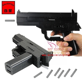 HẾT-Shot Gun - Súng Ngắn 407 Enlighten: BỘ LẮP RÁP 407 GUN SHOT

SP gồm 167 miếng ráp + sổ HD

Chất liệu : nhựa ABS ( không độc hại )

Thành phẩm : 1 GUN SHOT như hình
