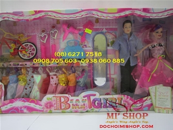 Hộp Búp Bê T-Girl : Hộp Búp Bê T-Girl


Chất liệu : Nhựa + vải giấy


1 bộ gồm 1 búp bê Barbie + 1 Ken + Nhiều quần áo - vật dụng


SP dùng tay tháo lắp , ko dùng pin 