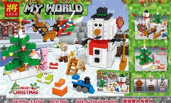 Lele 33258 Minecraft Giáng Sinh Vui Vẻ: MADE IN CHINA

- Hãng SX : Lele

- Chuẩn nhựa ABS an toàn 

-Sp gồm 368 miếng ráp + hướng dẫn

