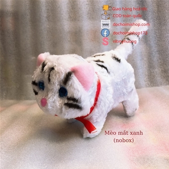 Mèo Pin Đi & Kêu Meomeo : MADE IN CHINA

Hãng SX : ĐCN

Chất liệu : Nhựa abs + lông mỏng

Không có hộp 

Chi tiết sp :

+ Mèo đi , lắc đuôi , kêu meo meo rất đáng yên

+ 1 màu trắng sọc , mắt xanh

+ SP dùng 2-3pin 2A

+ Shopee của shop : www.shopee.vn/nltmyhuong