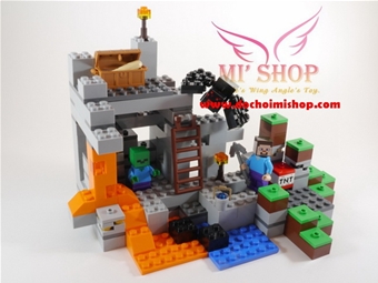 Minecraft 10174 Hang Động Bóng Tối: + Chất liệu : Nhựa ABS an toàn trẻ em
+ Series My World của Bela là mẫu tương tự series MineCraft của Lego
+ Gồm 251 miếng ráp + HD