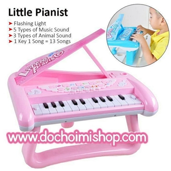 Set Đàn MINI Hồng - Little Pianist: Made in China 

- Chất liệu : Nhựa ABS an toàn

- Sp dùng pin 2A

- Size mini nhỏ gọn - dễ tháo lắp



