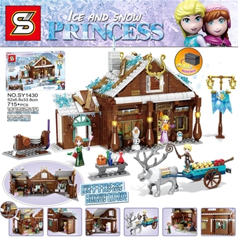 SY1430 Lâu Đài Gỗ Frozen II Elsa Anna: Made in China 

+ Hãng SX : SY

+ Chất liệu : Nhựa ABS an toàn

+ SP gồm 715 miếng ráp kèm sách / sổ hướng dẫn




