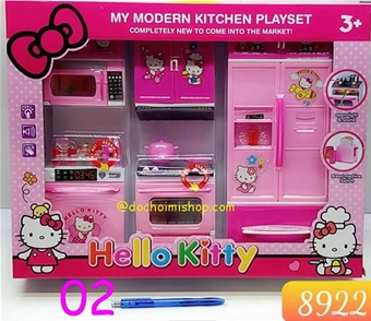 Bếp Mini 3 Gian Hello Kitty 8922 ( 3 Kiểu ) : Made in CHINA

+ Hãng SX : ĐCN

+ Chất liệu : Nhựa abs an toàn

+ SP gồm 3 gian bép có lò nướng , bếp , tủ lạnh

+ SP size mini thích hợp chơi với búp bê nhỏ ( dạng Barbie )

+ SP có 3 mã số đánh dấu trên ảnh 