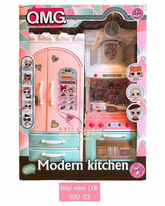 Bộ Bếp + Tủ Lạnh Mini LOL 520-23: MADE IN CHINA

+ Hãng SX : ĐCN

+ Chất liệu : Nhựa abs an toàn

+ SP gồm 1 tủ lạnh + 1 bếp mini hình dán LOL , sp chơi cùng với búp bê siêu xinh ạ 



