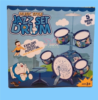 Bộ Trồng Jazz Drum Doraemon 89Cm:  

 

MADE IN CHINA 

+ Hãng SX : ĐCN

+ Chất liệu : Nhựa abs an toàn

+ SP gồm 1 thùng to + 4 thùng trống nhỏ , chiều cao maximum 89cm , phiên  bản Doraemon bảo đảm các bé thíc mêeee

 

