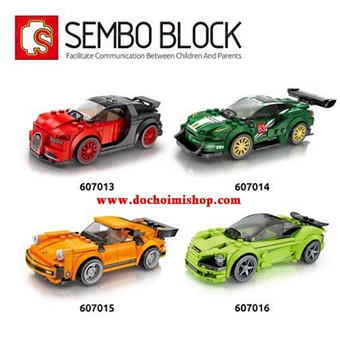 HẾT----[Bán Lẻ] Xe Đua Các Kiểu S607013 > S607016: MADE IN CHINA

+ Hãng SX : Sembo Blocks

+ Chất liệu : Nhựa ABS an toàn

+ Sp bán lẻ từng chiếc ( 120k / hộp / chiếc ) ~~~ có 4 kiểu xe khác nhau , khác màu , cực đẹp , các bạn chọn mã số tương ứng ghi trên ảnh nhé 



