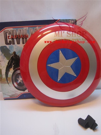 Khiên Của Captain America : Chất liệu : Nhựa an toàn

Sp dùng pin - có đèn 

Full box

Hình minh họa bé 10 tuổi