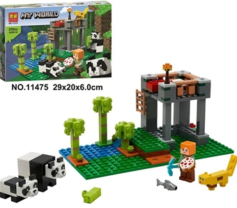 Lari 11475 Vườn Gấu Trúc Minecraft: MADE IN CHINA

+ Hãng SX : Lari ( logo hình chiếc xe )

+ Chất  liệu : Nhựa abs an toàn

+ Sp gồm 210 pcs

+ Sp không bảo hành

