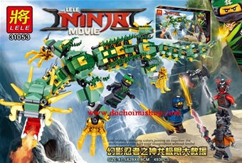 Lele 31053 Green Dragon Ninja Movie : MADE IN CHINA 

Hãng SX : LELE
Chất liệu : 100% nhựa ABS an toàn
SP gồm 493 miếng ráp + hướng dẫn




